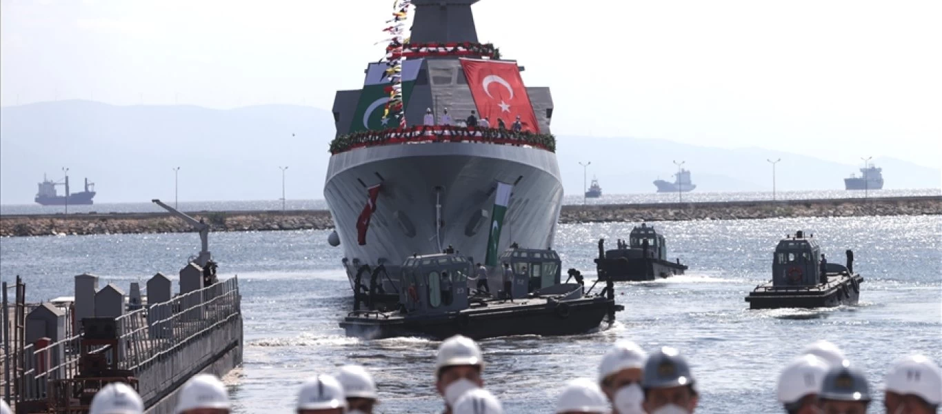 Καθελκύστηκε η πρώτη τουρκική κορβέτα ADA για λογαριασμό του Πακιστάν